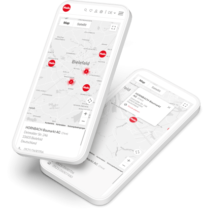 Hailo Shopware-Onlineshop – Interaktive Händlersuche mit Standortanzeige