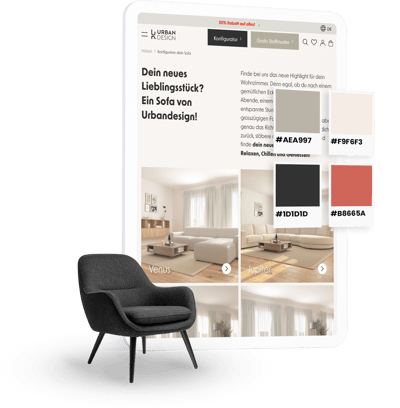 Das Marken- und Designkonzept von UrbanDesign definiert klare Markenwerte und schafft eine konsistente Präsenz über alle Kanäle hinweg.