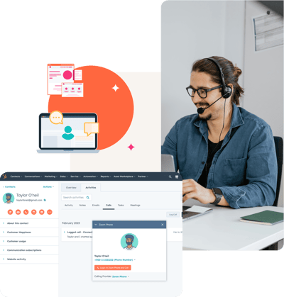 Die Kommunikation mit den Kunden wurde durch die Integration eines Live-Chats und des HubSpot-Calling-Features erheblich vereinfacht.