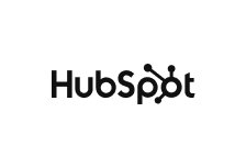 Abbildung des HubSpot Logo in schwarz