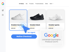 With the Universal Commerce Protocol (UCP), Google is establishing a new standard for agent-driven commerce. AI agents make purchases via AI search.