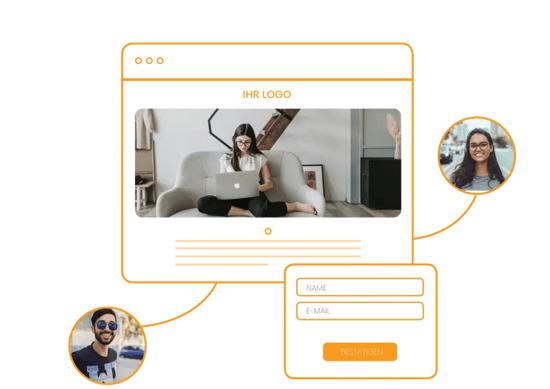 Auf dem Bild soll beispielhaft die Mail-Erstellung in Brevo abgebildet werden.