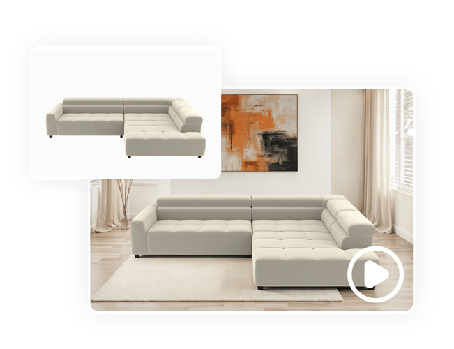 So erzeugt Presti AI markenkonforme Möbelbilder – vom Freisteller bis zum Lifestyle-Shot
