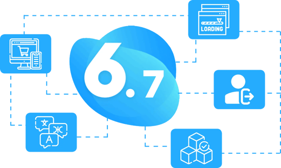 Das Bild soll das Logo von Shopware zeigen