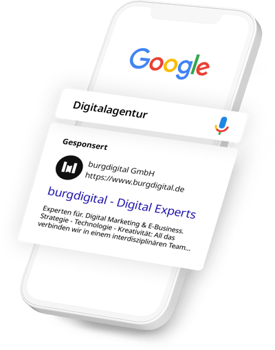 Advertisement in der Google Suche