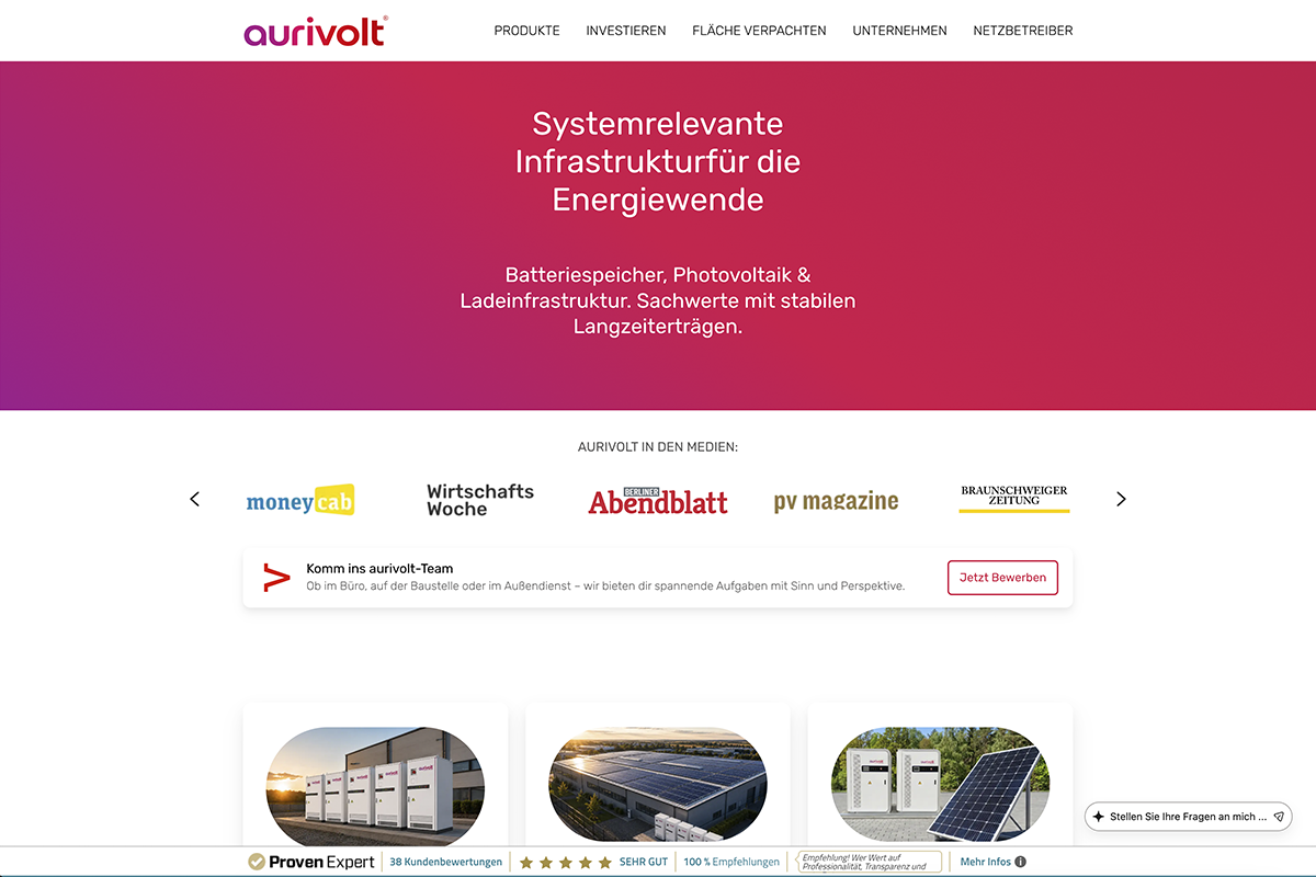 Aurivolt Startseite