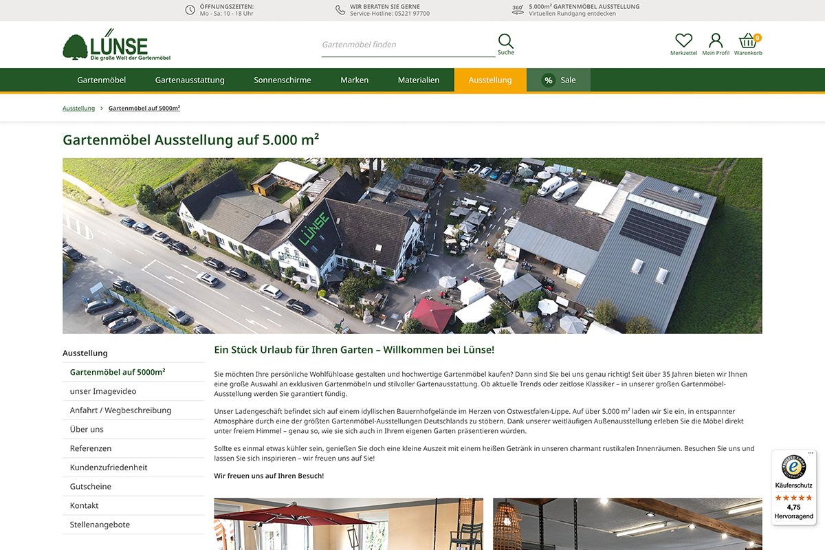 Lünse Gartenausstellung Content Seite