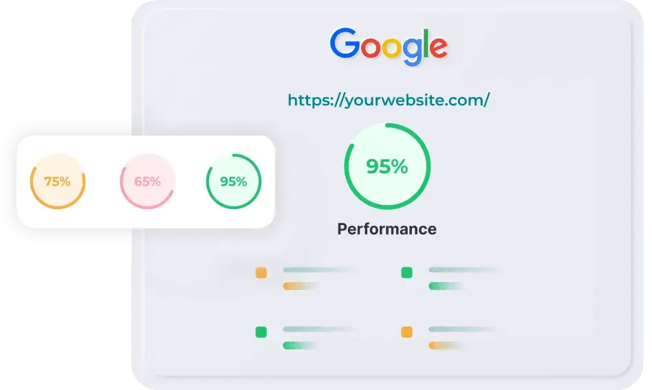 Screenshot einer Page Speed Analyse